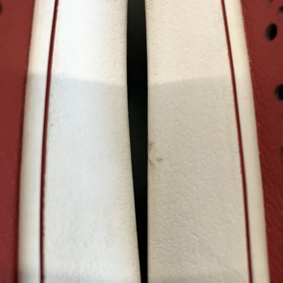 Ziera Denver Red Leather Laser Die Cut Hole Sneaker Shoes Women EU 36 FF US 5.5 - Picture 5 of 16